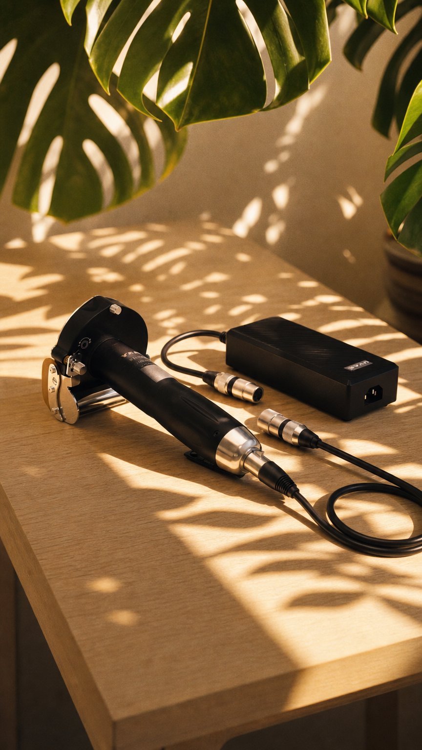 AI product shot of UYAR P180 Competition Dönermesser (mit Netzteil)