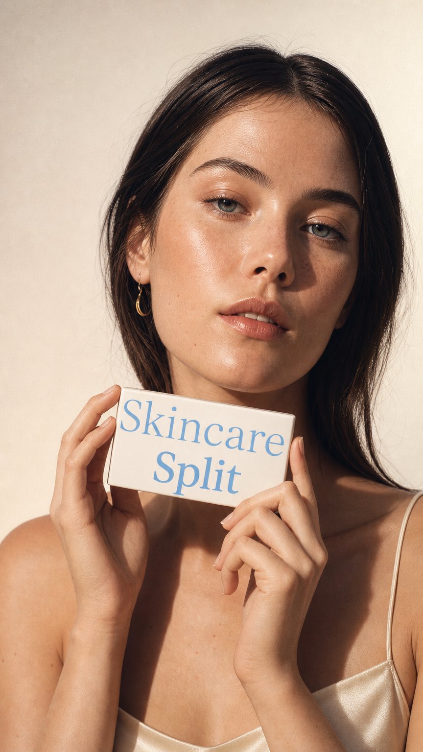 AI product shot of Skincare Split