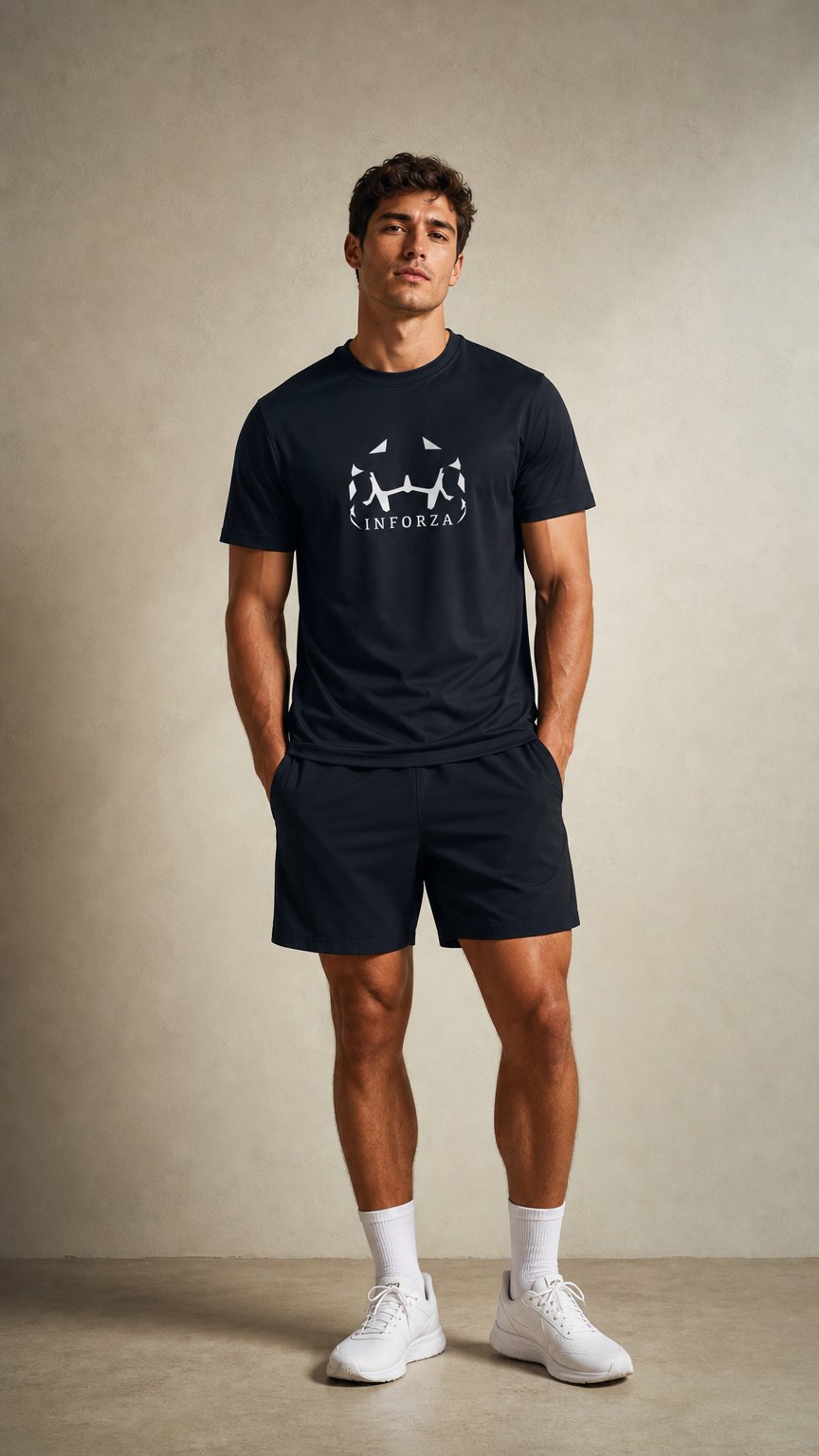 AI product shot of Inforza Bodybuilding Men’s Performance T-Shirt
