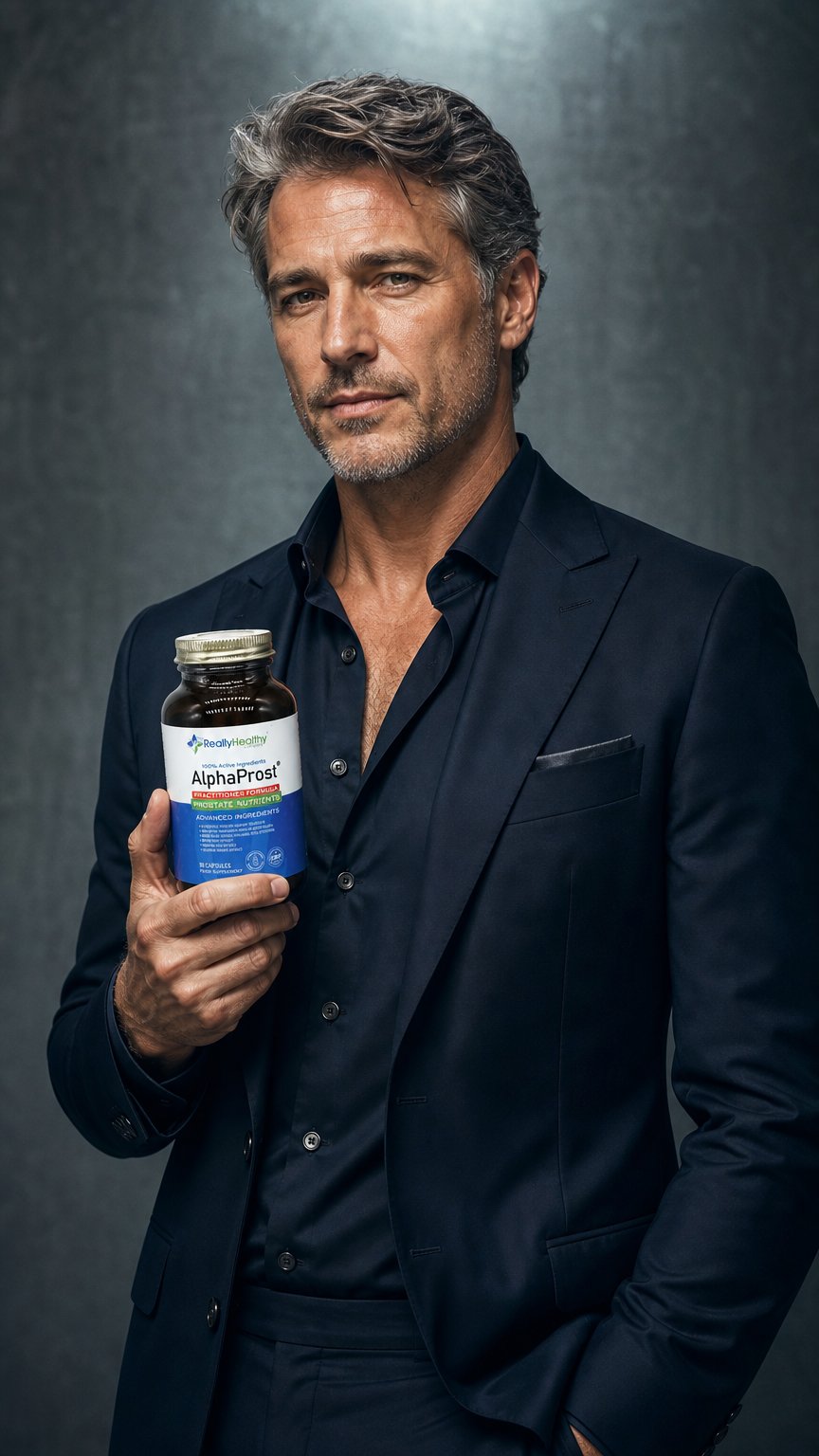 AI product shot of AlphaProst – Professional Prostate Support