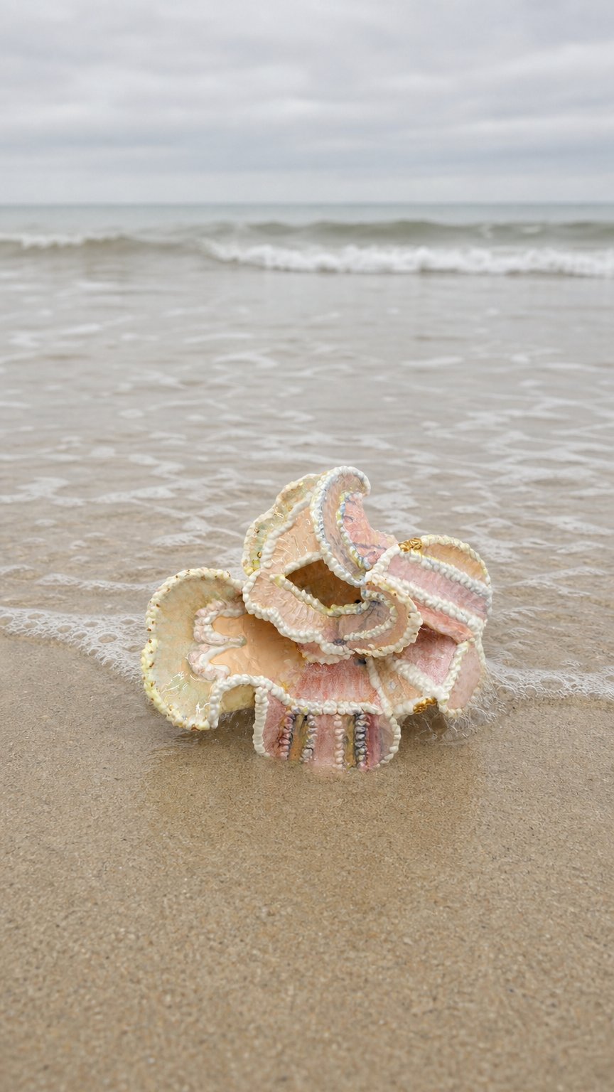 AI product shot of Wall Flower (Pink/Yellow)