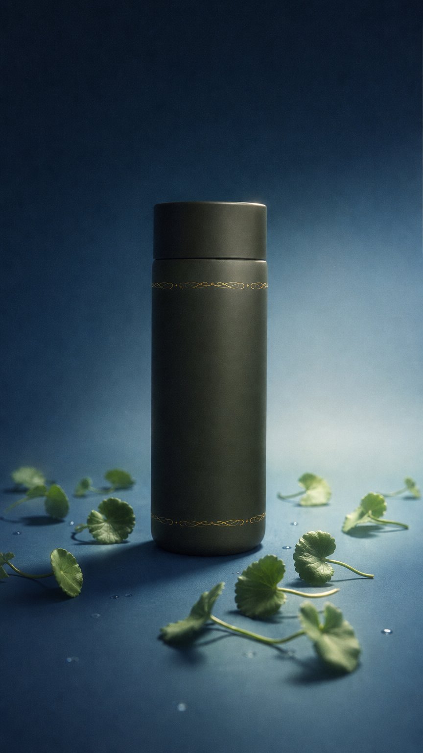 AI product shot of Gold Berry Foraging Skincare