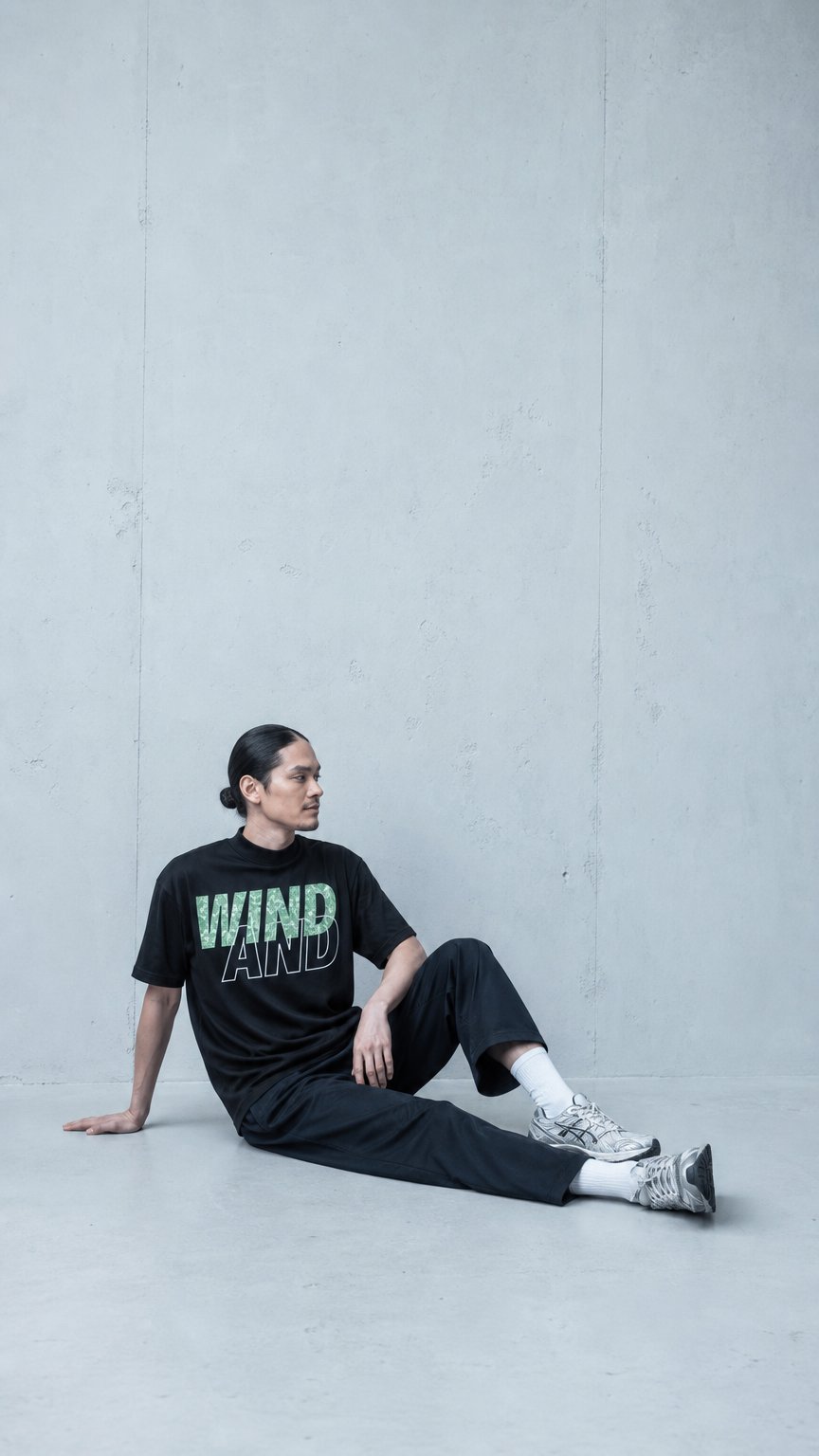 AI product shot of GOLF OG SEA MOCK NECK S/S TEE