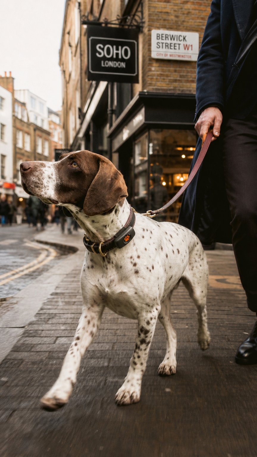 AI product shot of Dog GPS Tracker