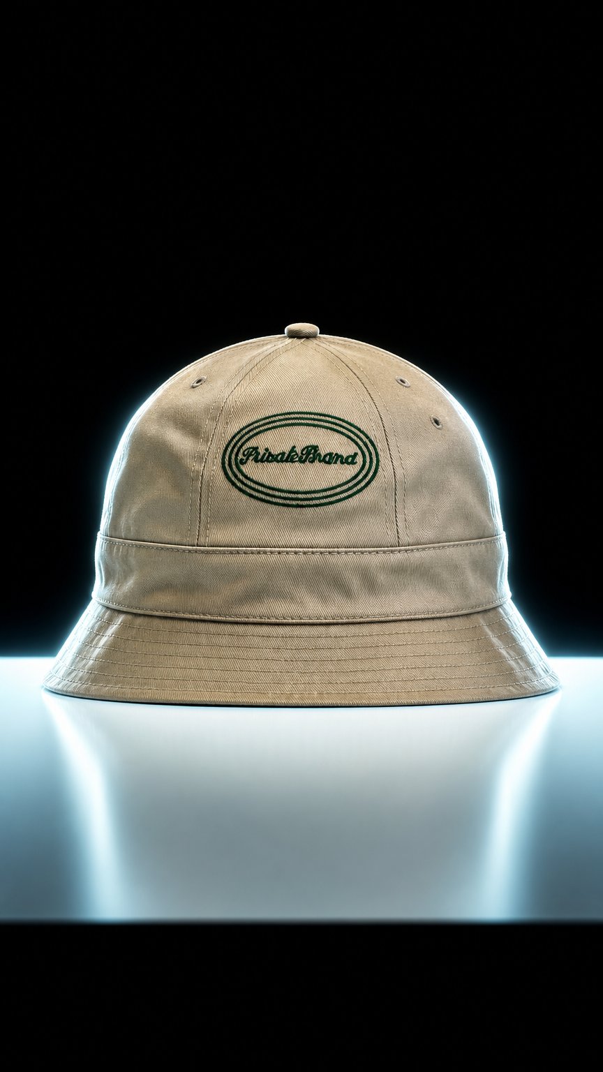 AI product shot of PB Jake Sportie Hat – Khaki