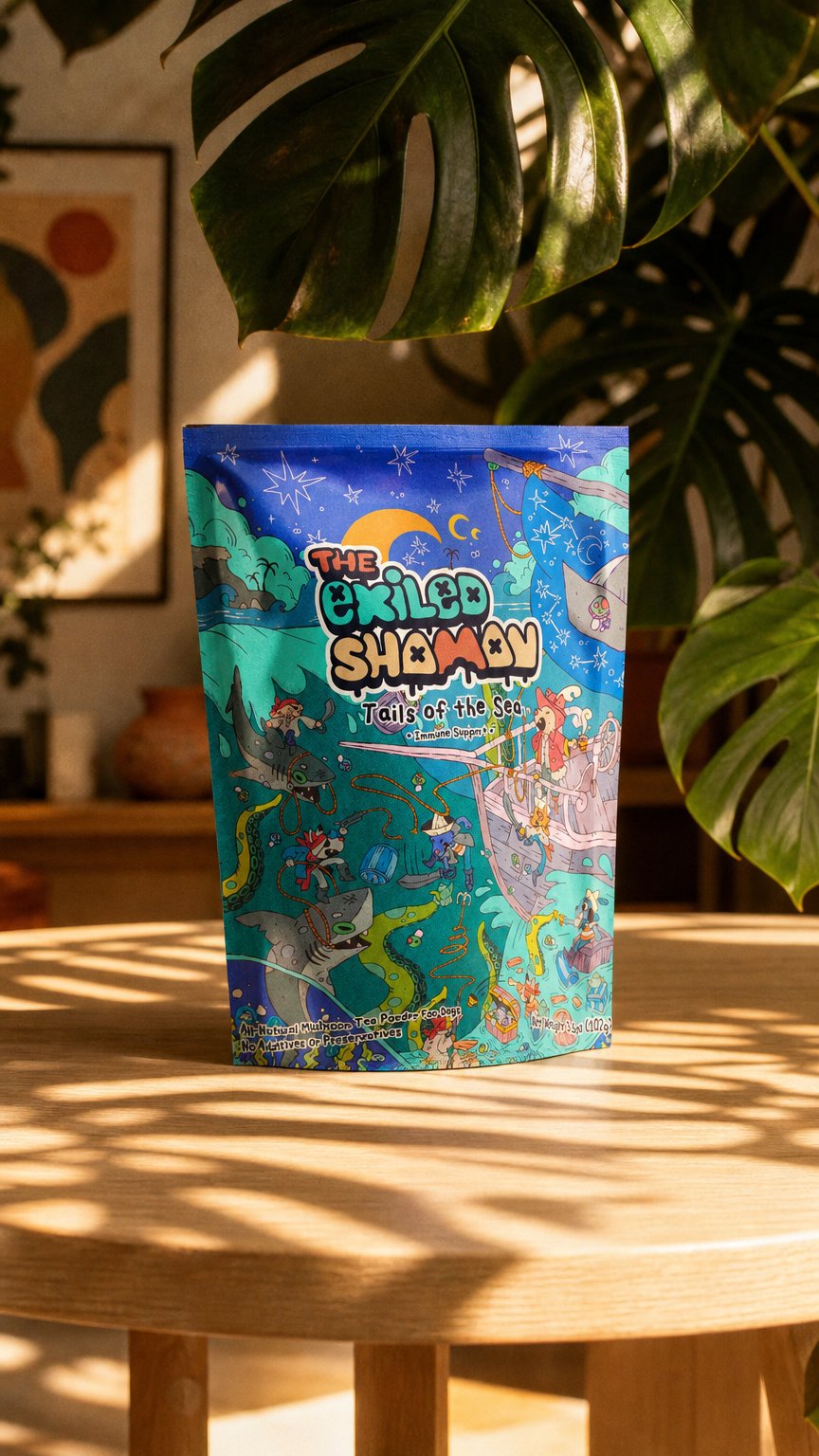 AI product shot of Tails of the Sea
