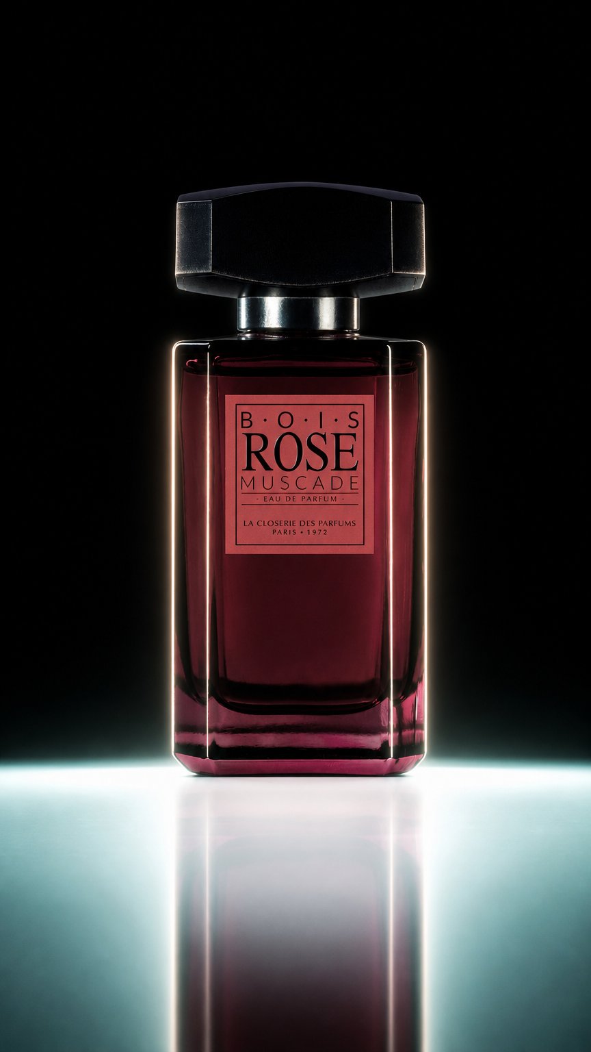 AI product shot of Bois Rose Muscade