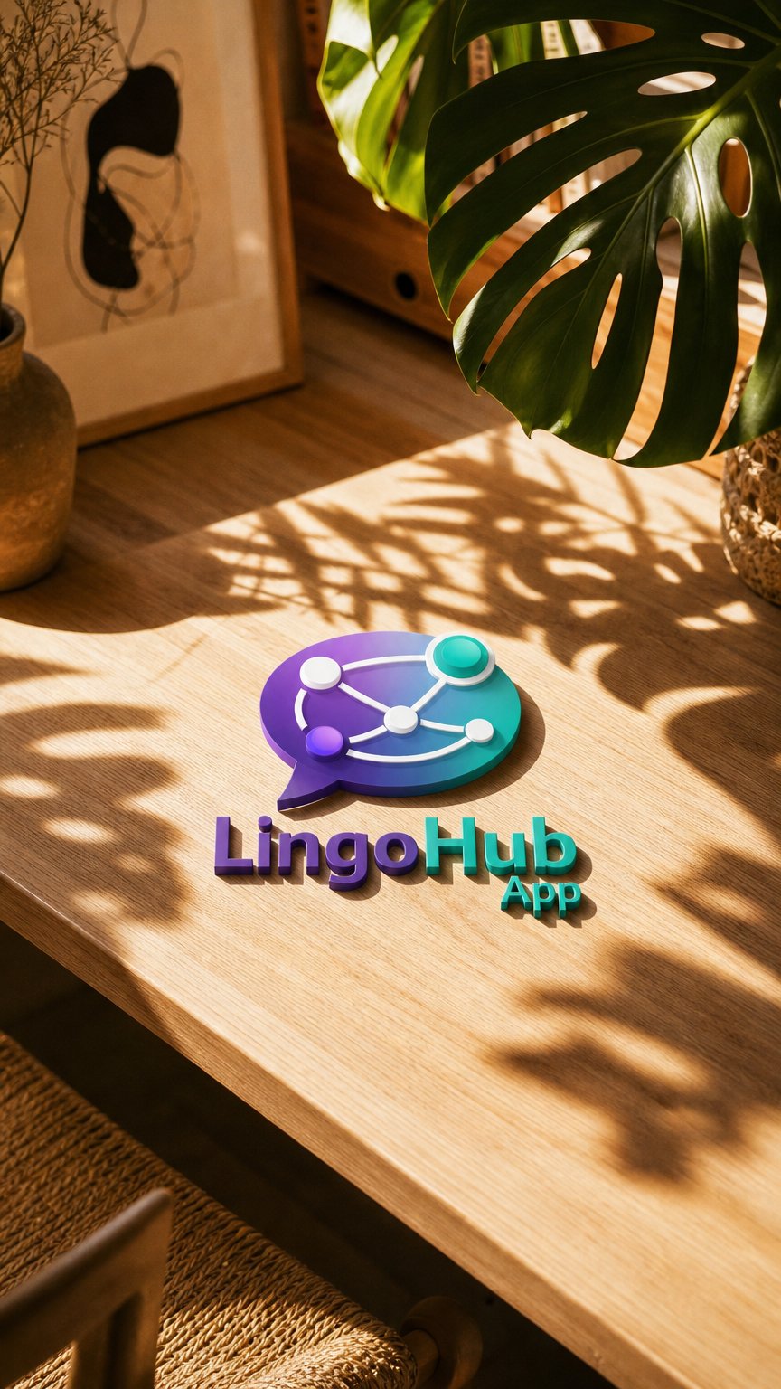 AI product shot of LingoHub Language Learning Platform