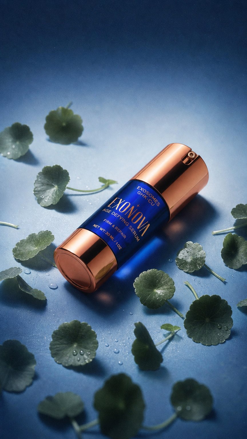 AI product shot of GHK-Cu + Exosomes (1 billion) Serum