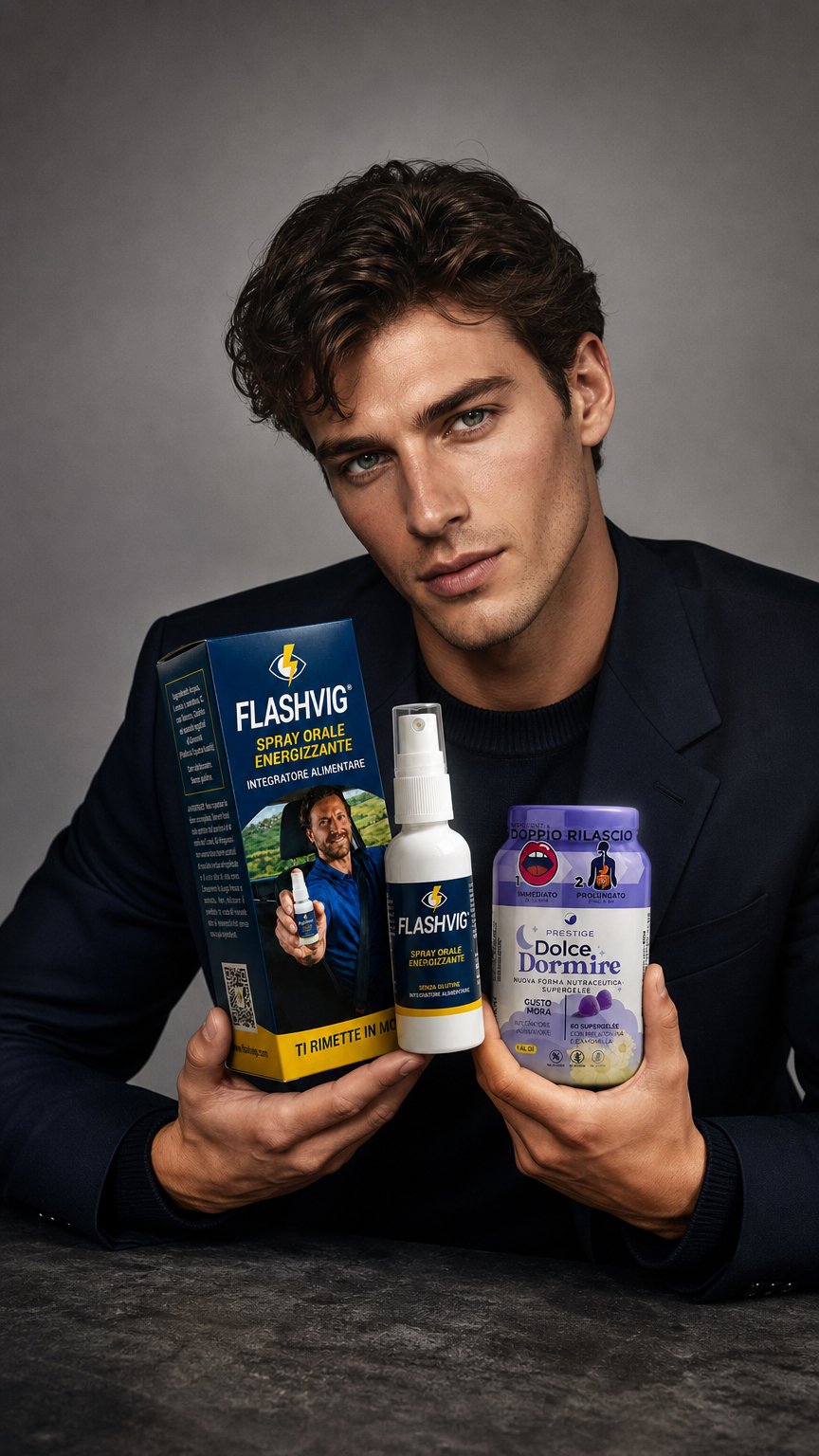AI product shot of Kit Giorno & Notte: Riposo Profondo e Azione Rapida