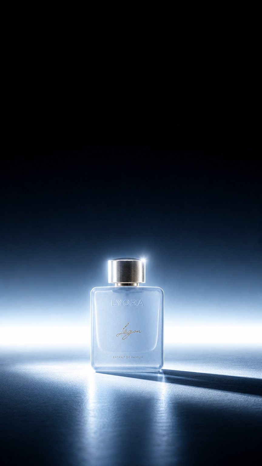 AI product shot of LYORA Lágon