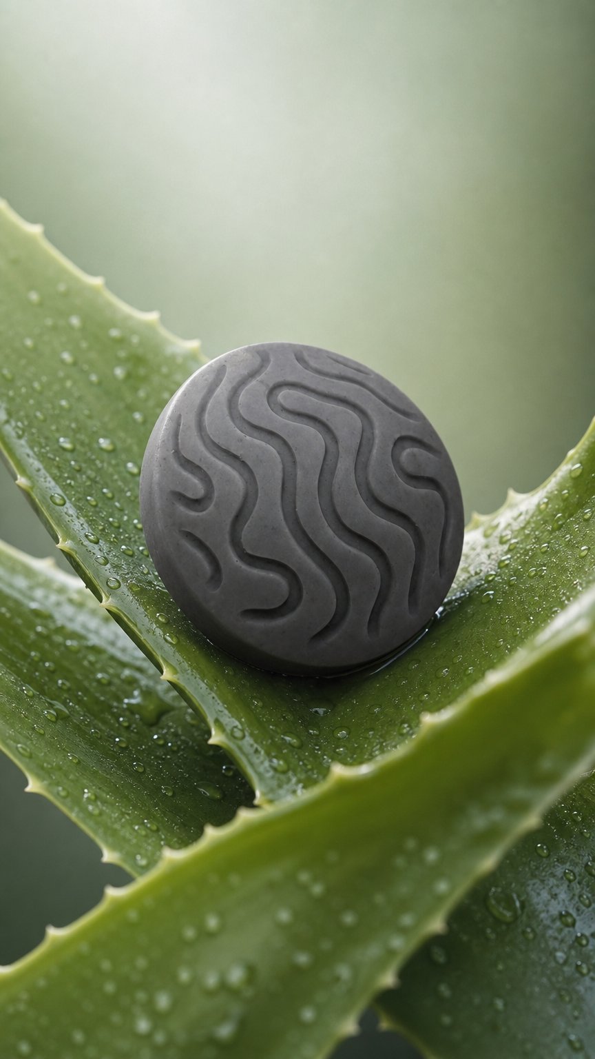 AI product shot of Charcoal Natural Bar Soap to Remove Impurities for Healthy Skin – LOKI CARBON