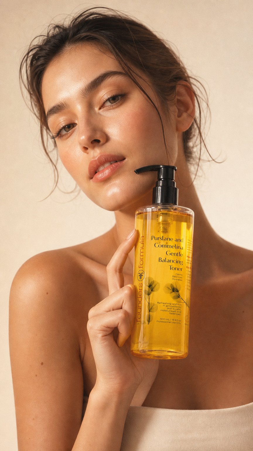 AI product shot of Purslane Toner 500mL (Salon Only)