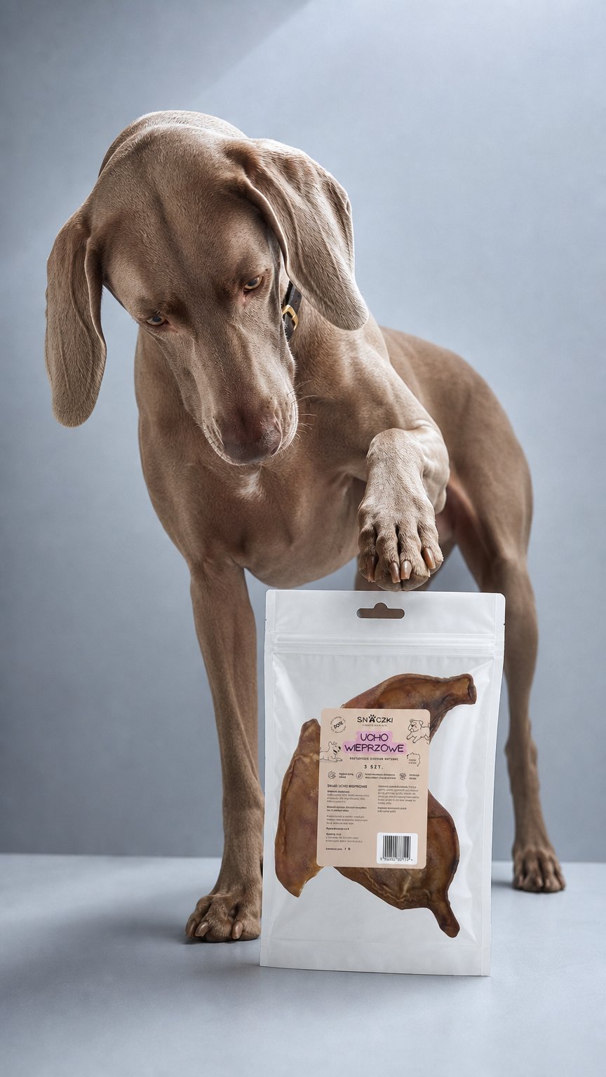 AI product shot of Ucho wieprzowe 3 szt.