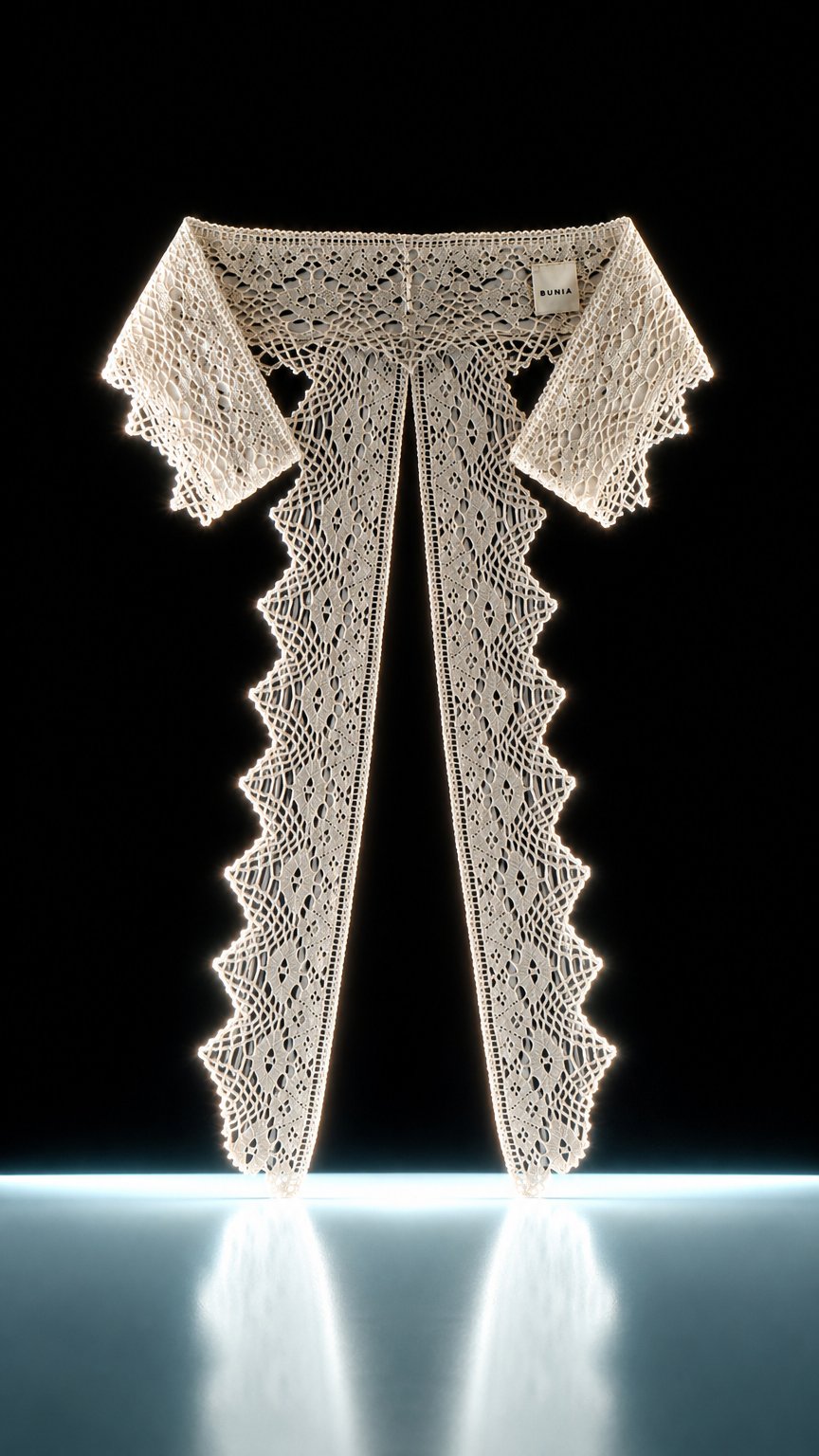 AI product shot of B U N I A Collar