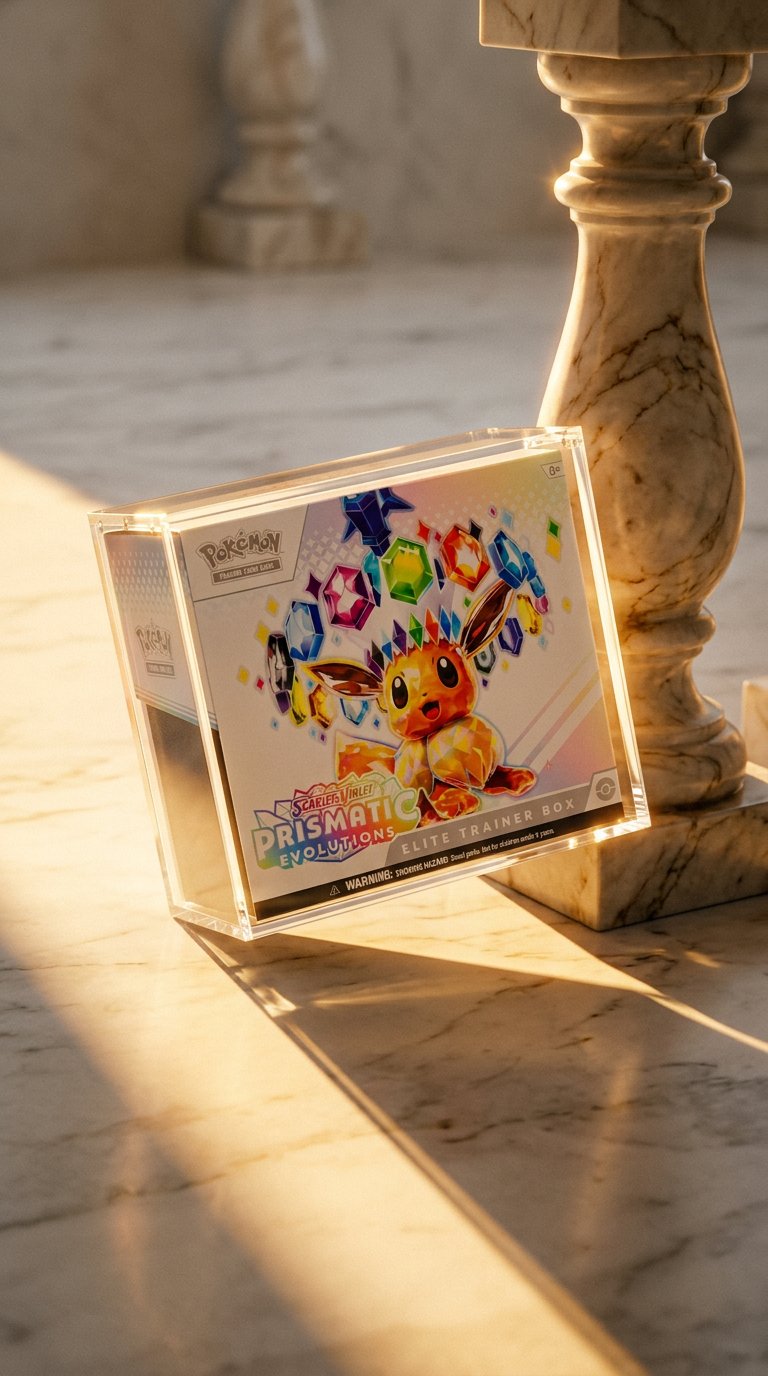 AI product shot of ETB Acrylic Case