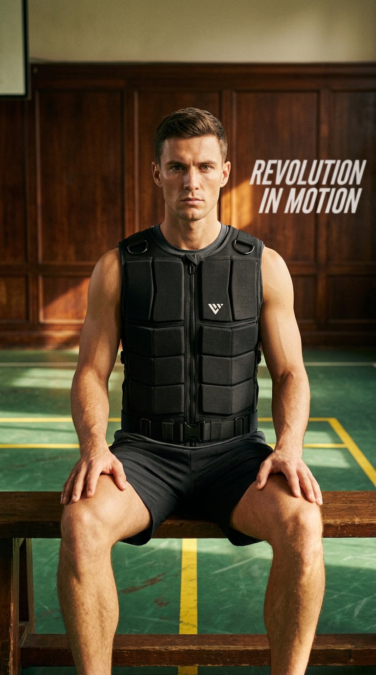 AI product shot of EVRVEST Weight Vest