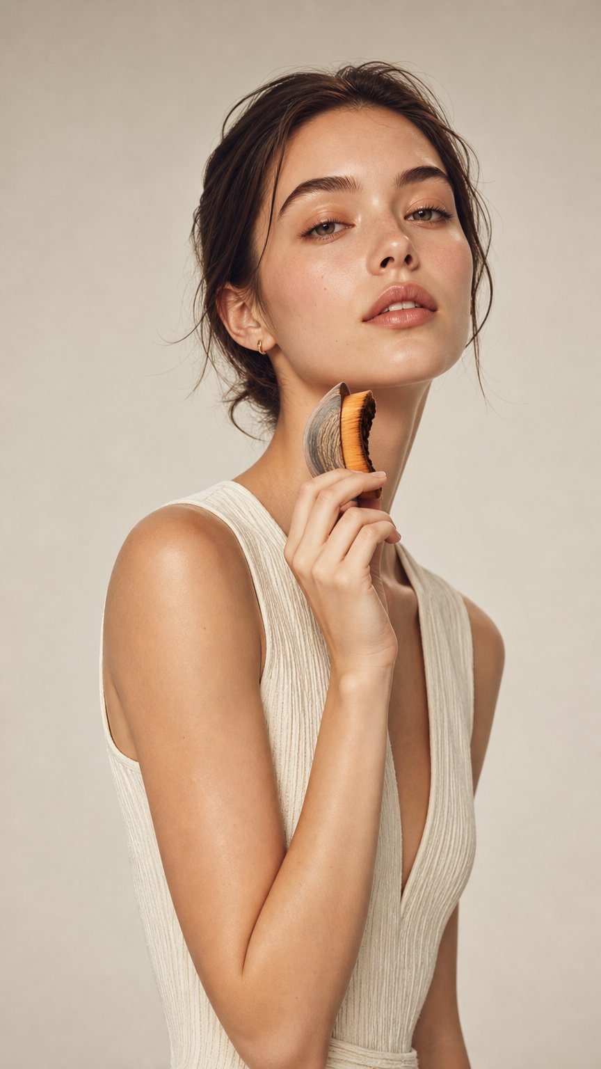 AI product shot of The Lymphatic Brush Face & Body COMBO/ Lymphdrainage zu Hause