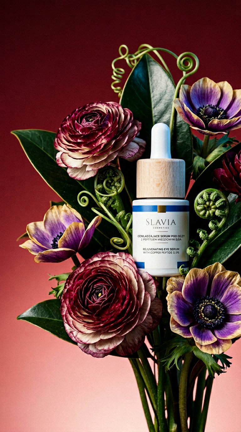 AI product shot of Odmładzające serum pod oczy z peptydem miedziowym - 15 ml