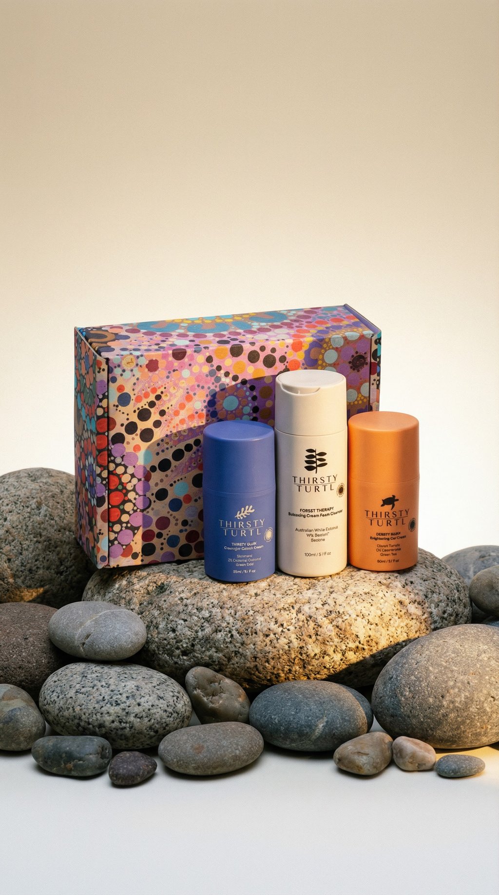 AI product shot of 3-step routine