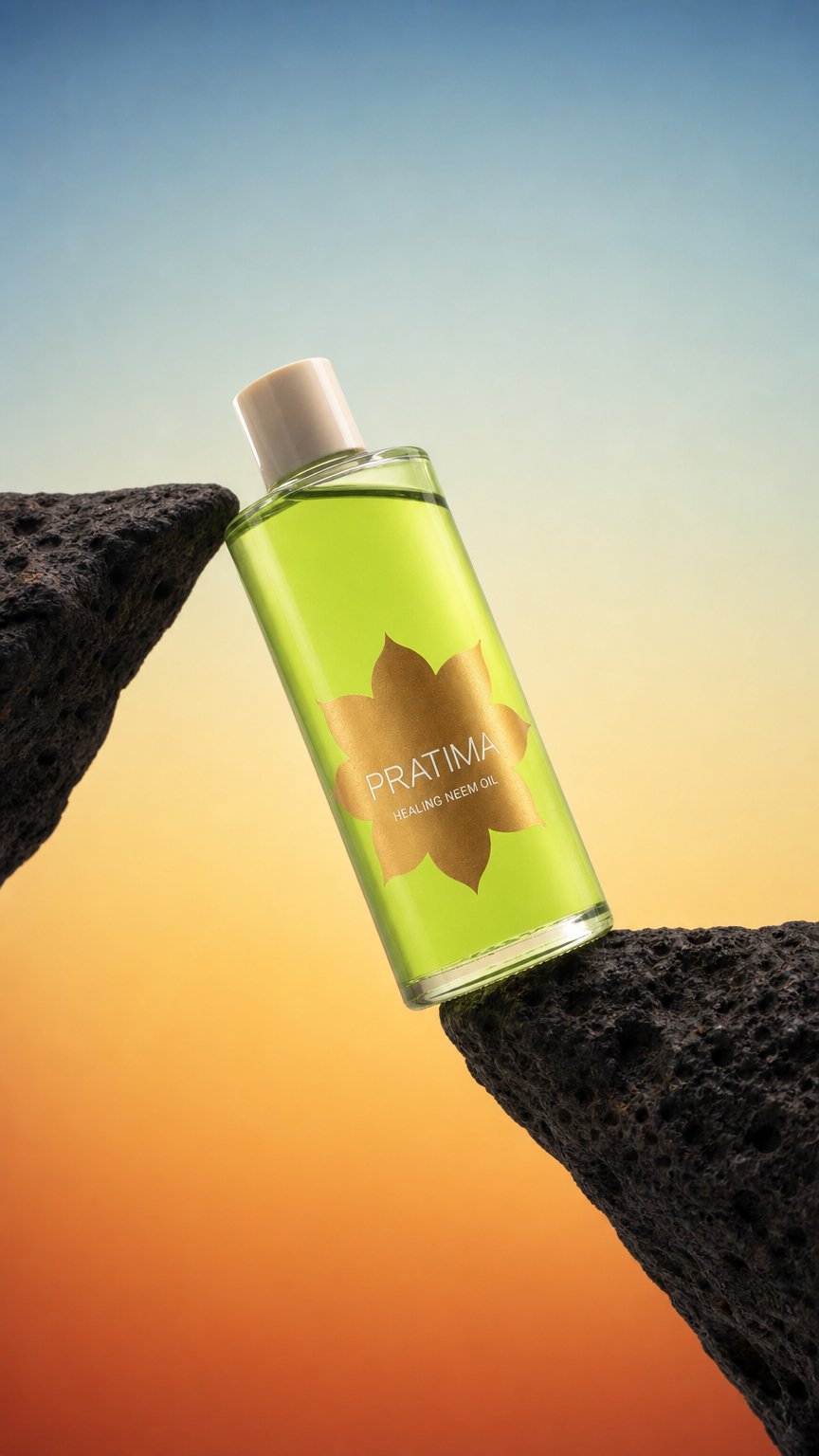 AI product shot of Healing Neem Oil (2 oz) - Limited Edition