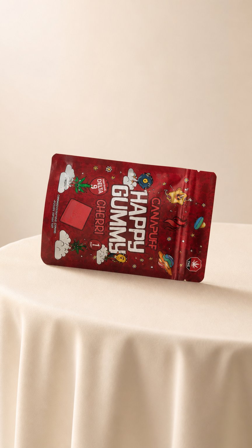 AI product shot of Gummy Flavour Tasting