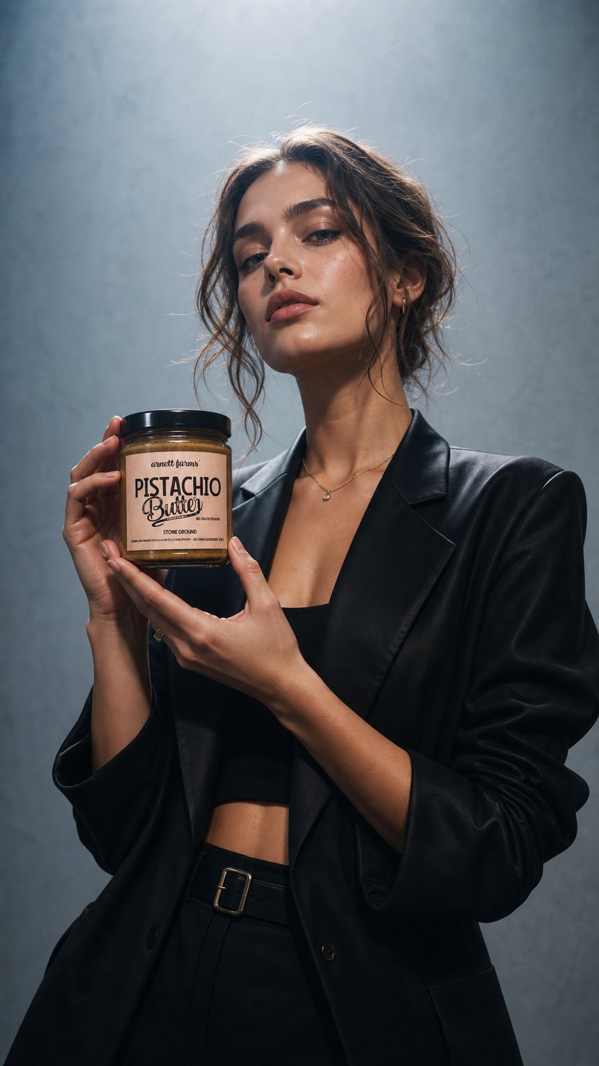 AI product shot of Pistachio Butter