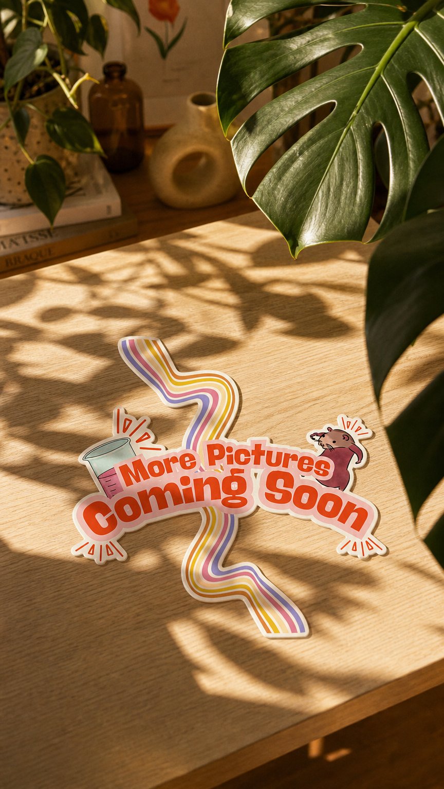 AI product shot of Zodiac Sign Stickers