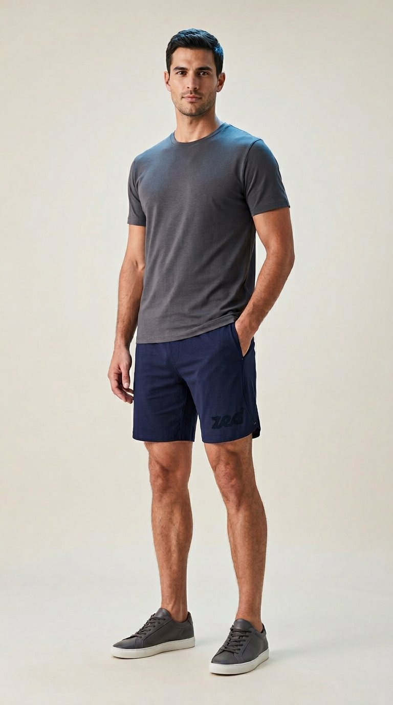 AI product shot of Men's Sleep Shorts