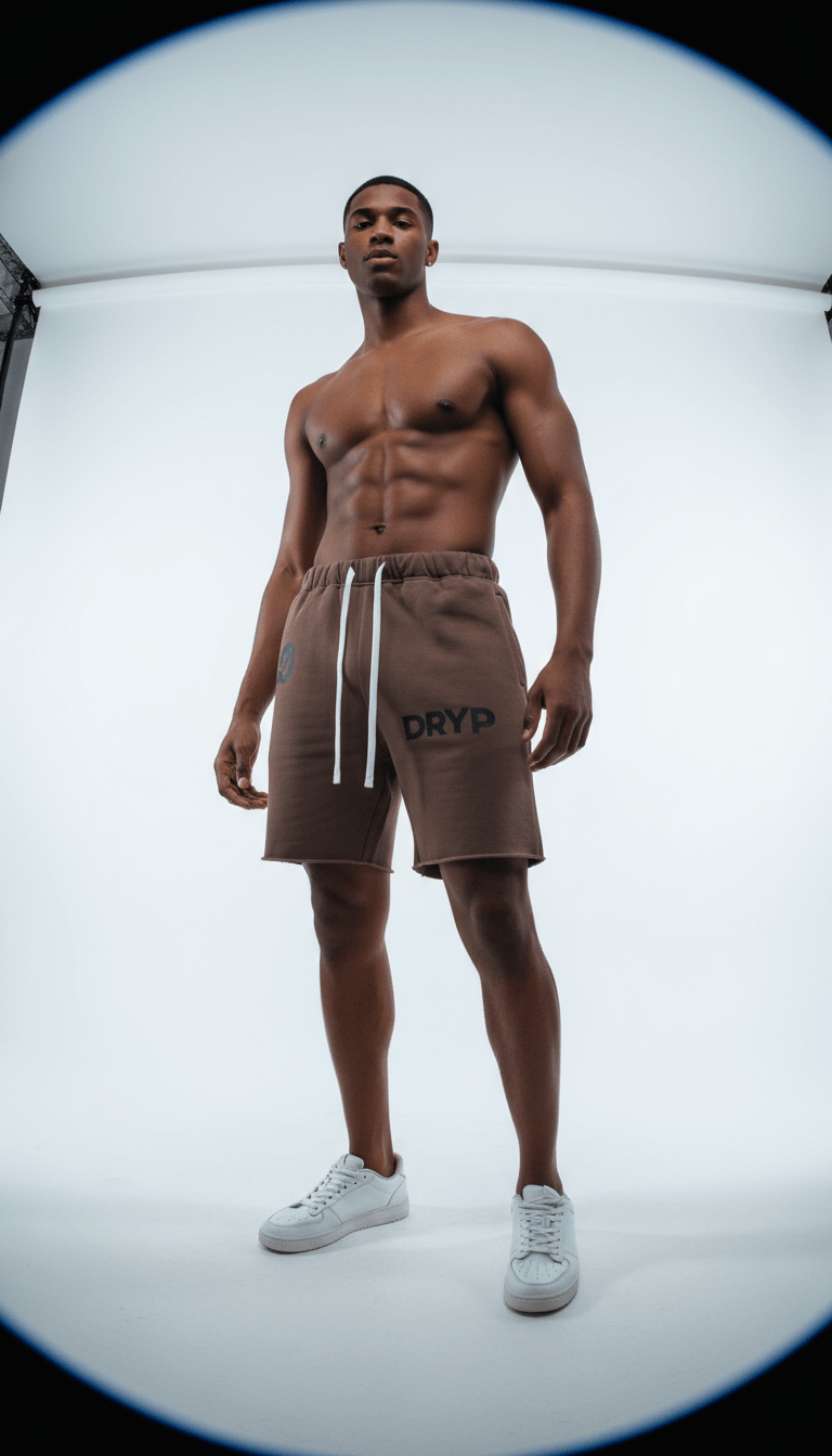 AI product shot of Lounge Short - Khaki