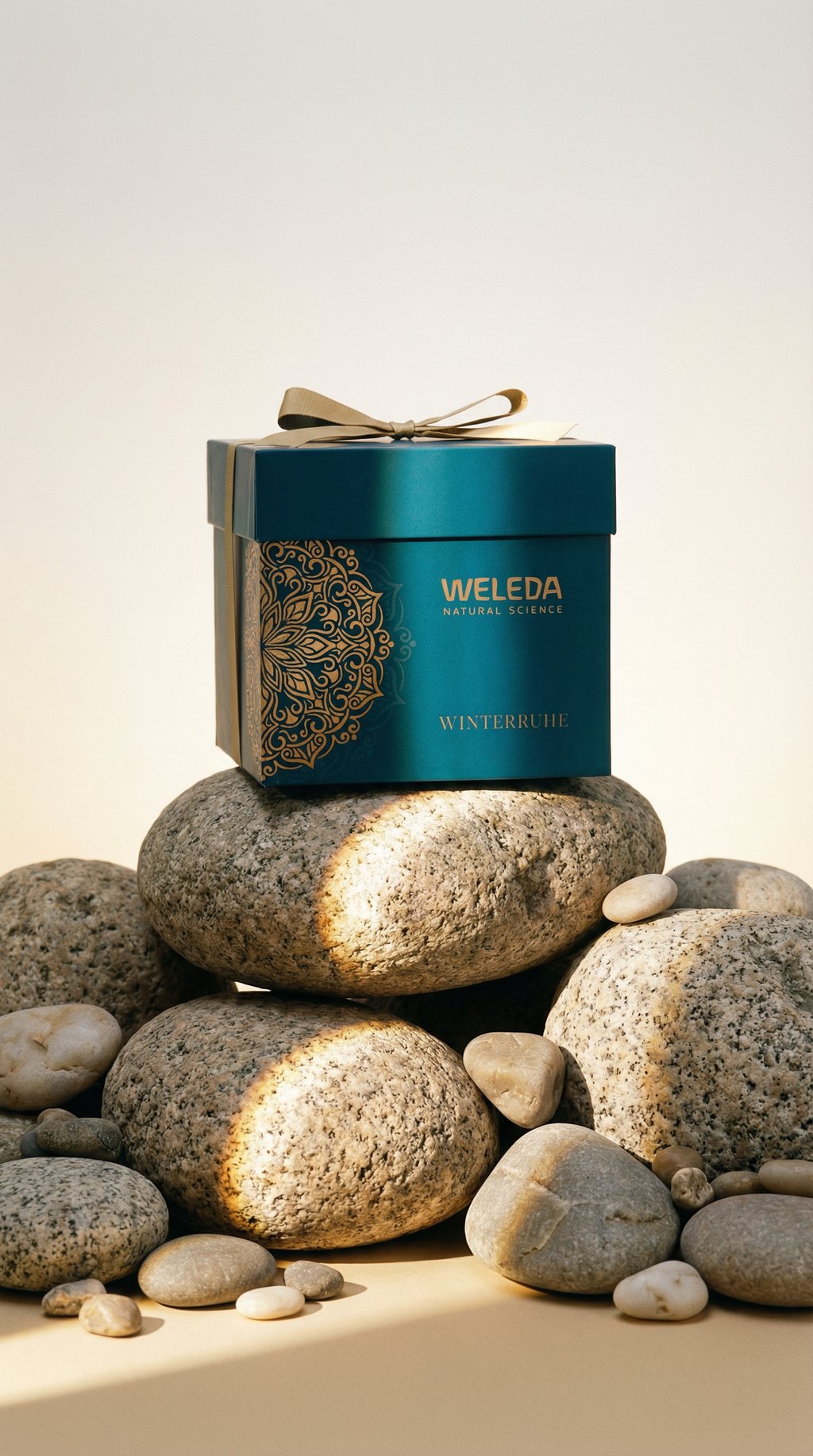 AI product shot of Weleda After XMAS Kalender Winterruhe