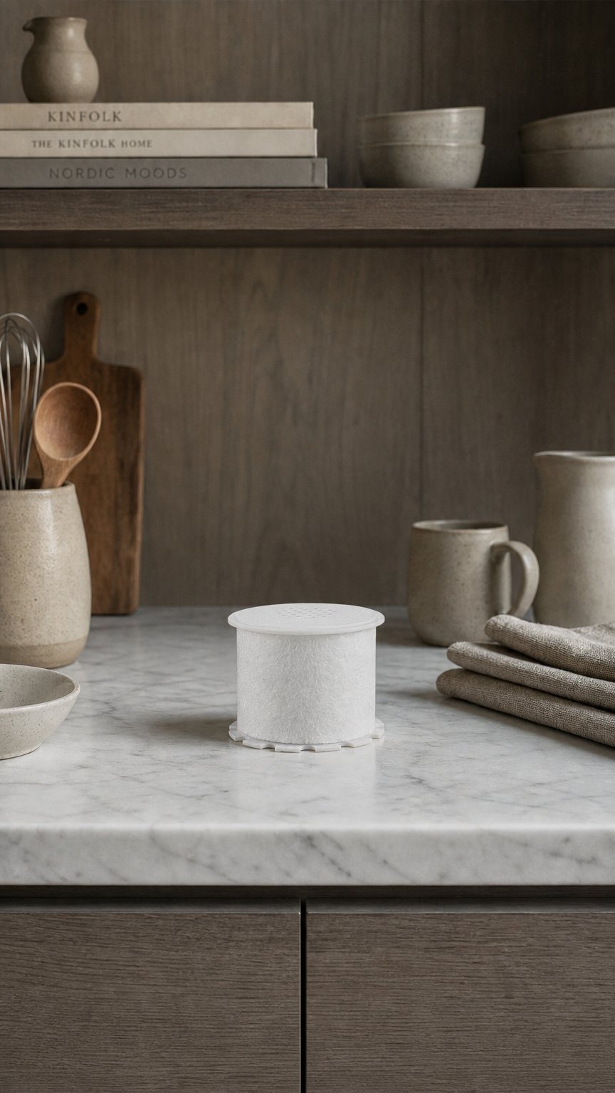 AI product shot of Austauschfilter - Wasserhahnfilter | ReinKristall