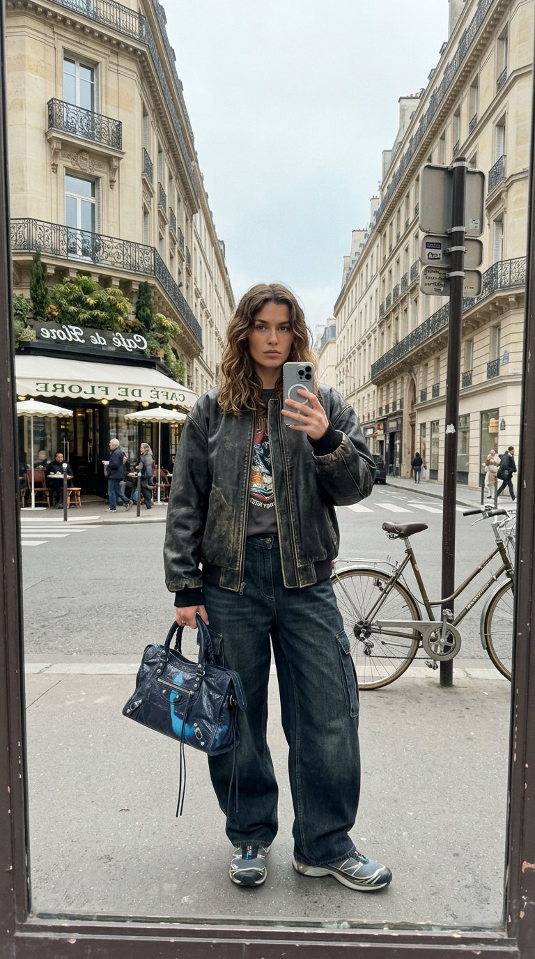 AI product shot of Women's Le City Bag Small in Navy