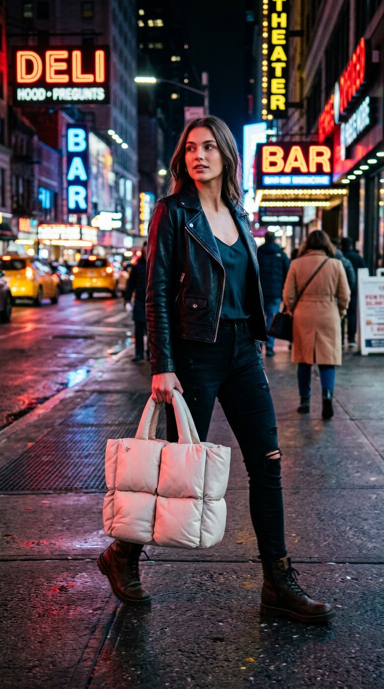AI product shot of BUFFY Mini Bag Sand