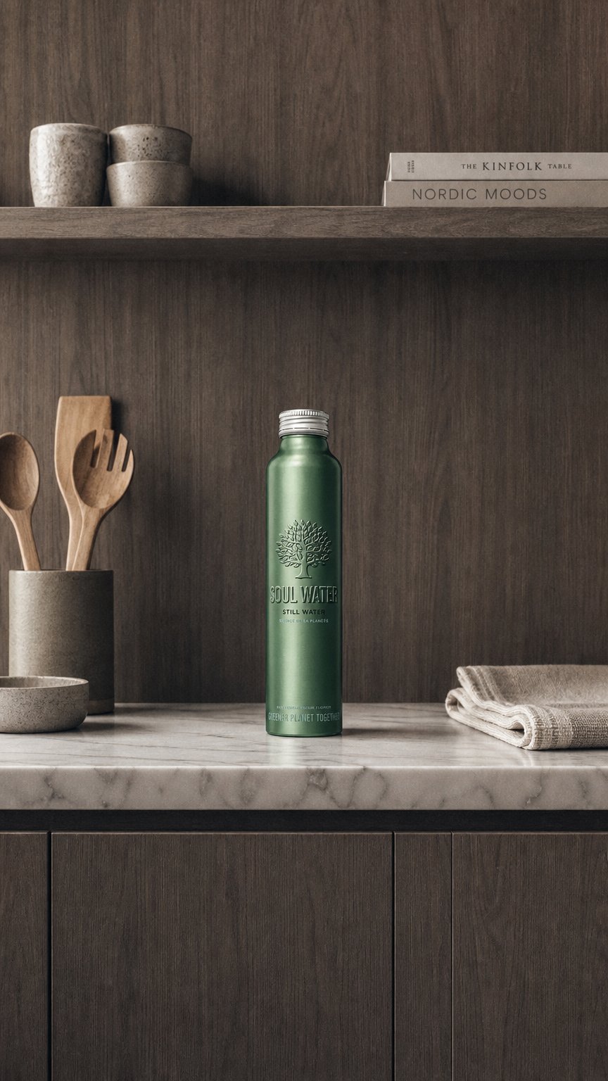 AI product shot of Still Water Bottle – 500ml – 12 pack