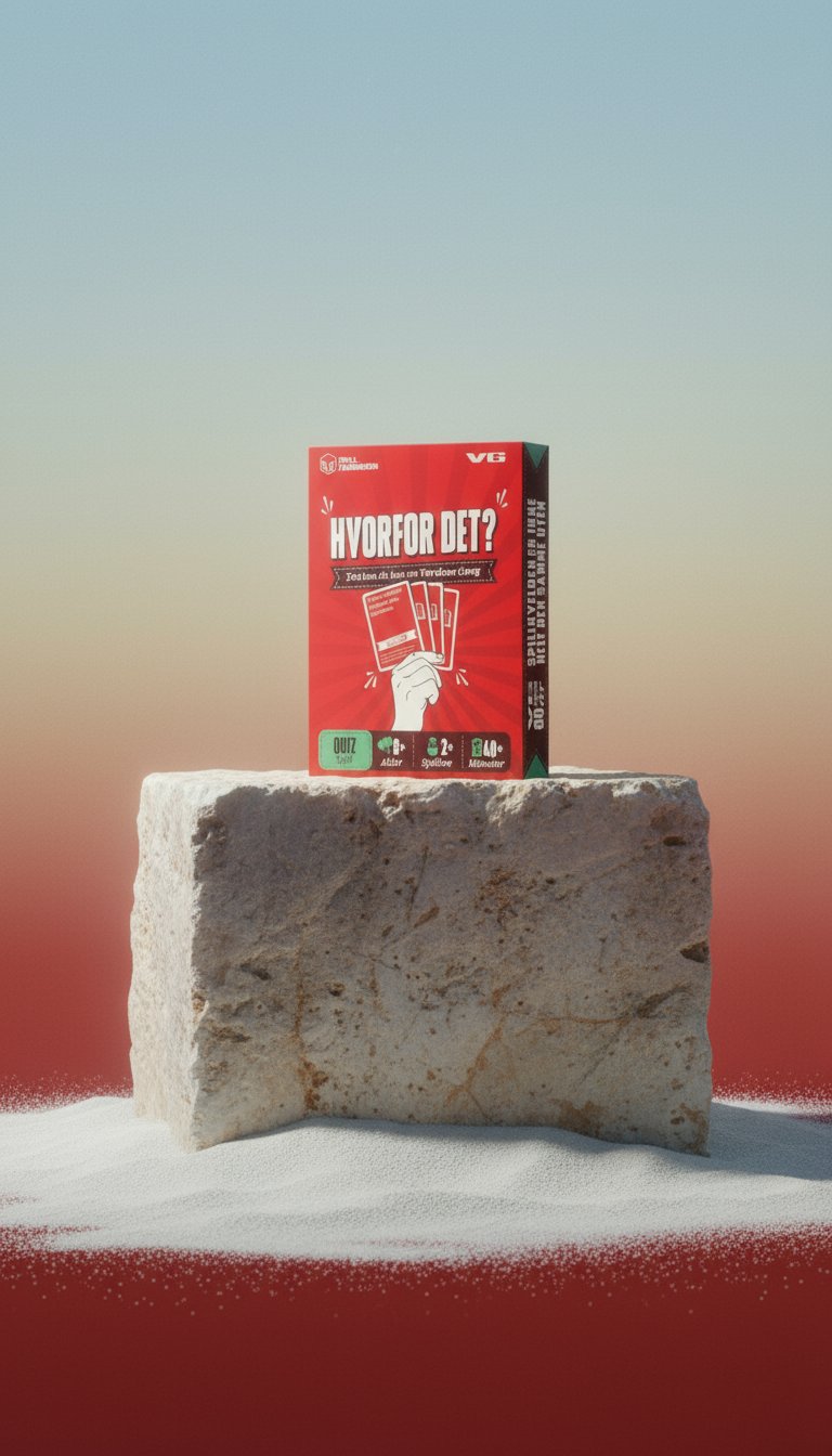 AI product shot of Hvorfor det?