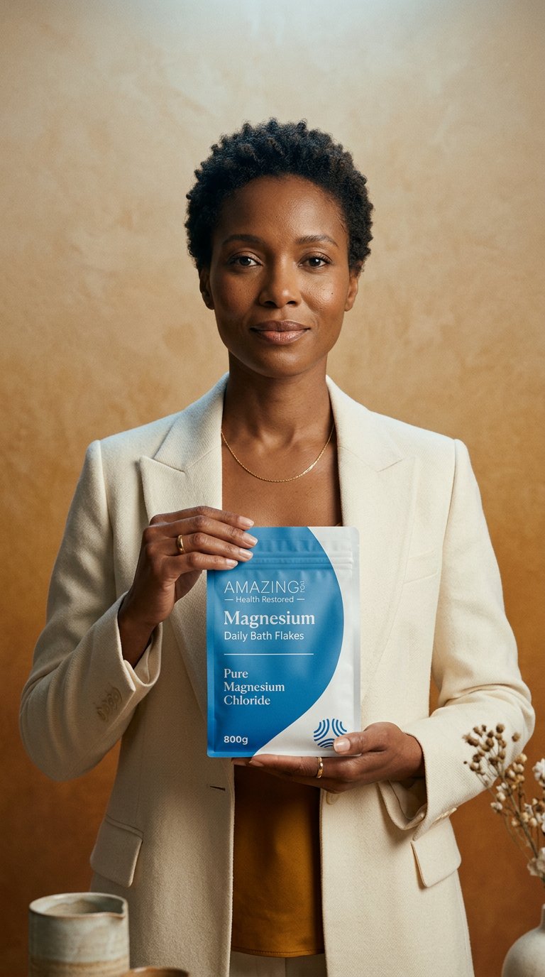AI product shot of Daily Magnesium Flakes