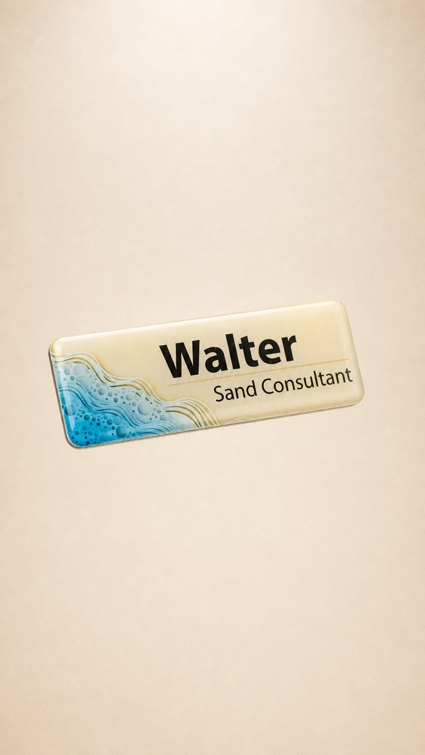 AI product shot of Name Badge 76 x 26mm Full Colour