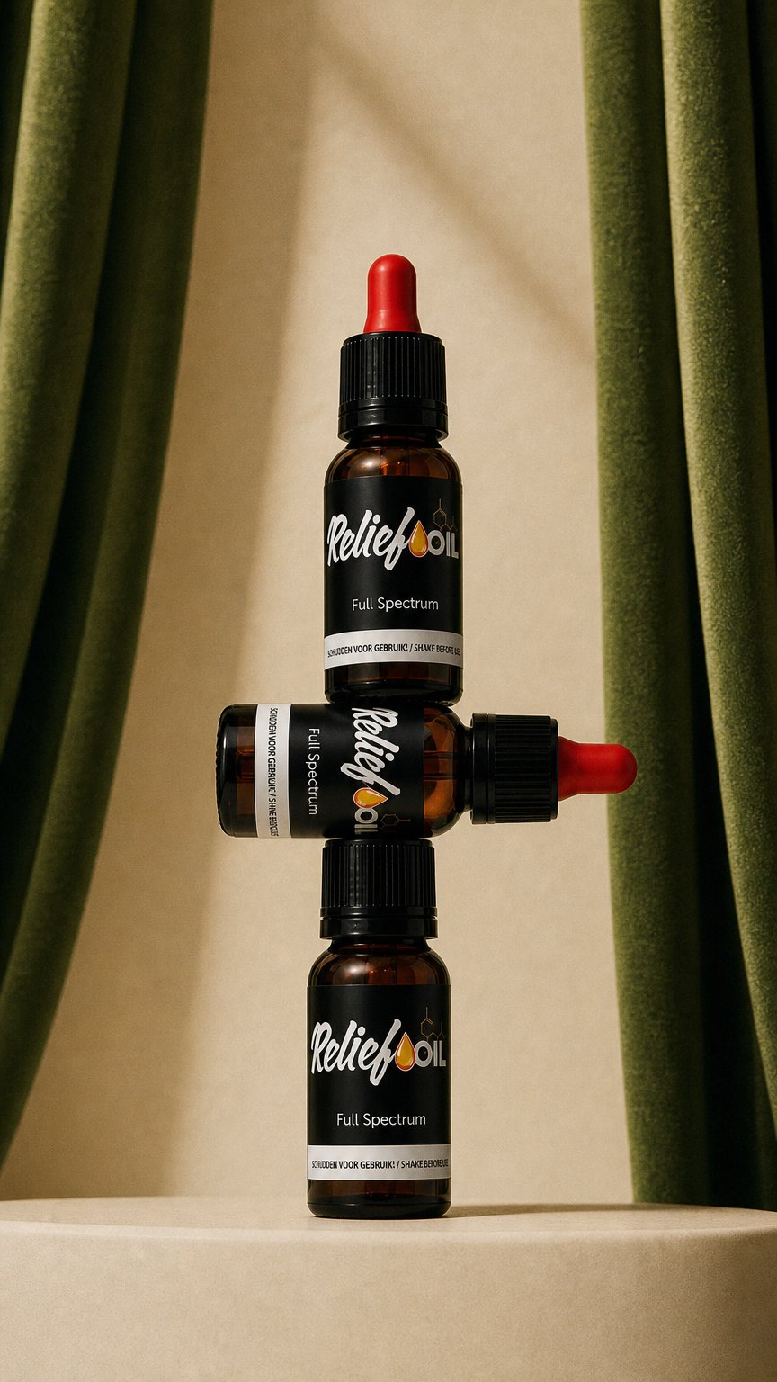 AI product shot of 2+1 Actie- CBN- 10ml