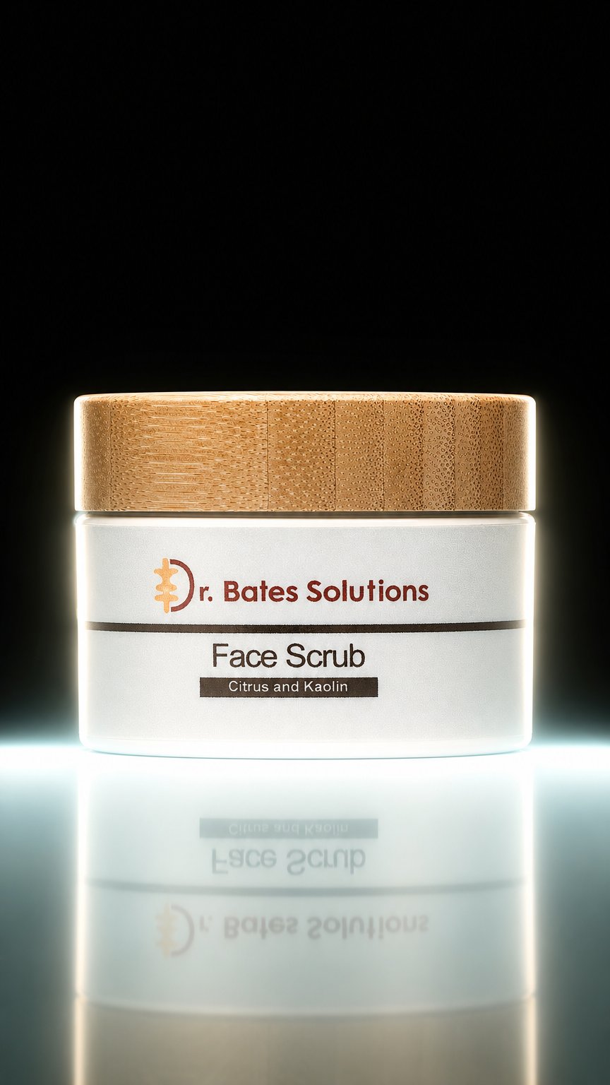 AI product shot of Face Scrub