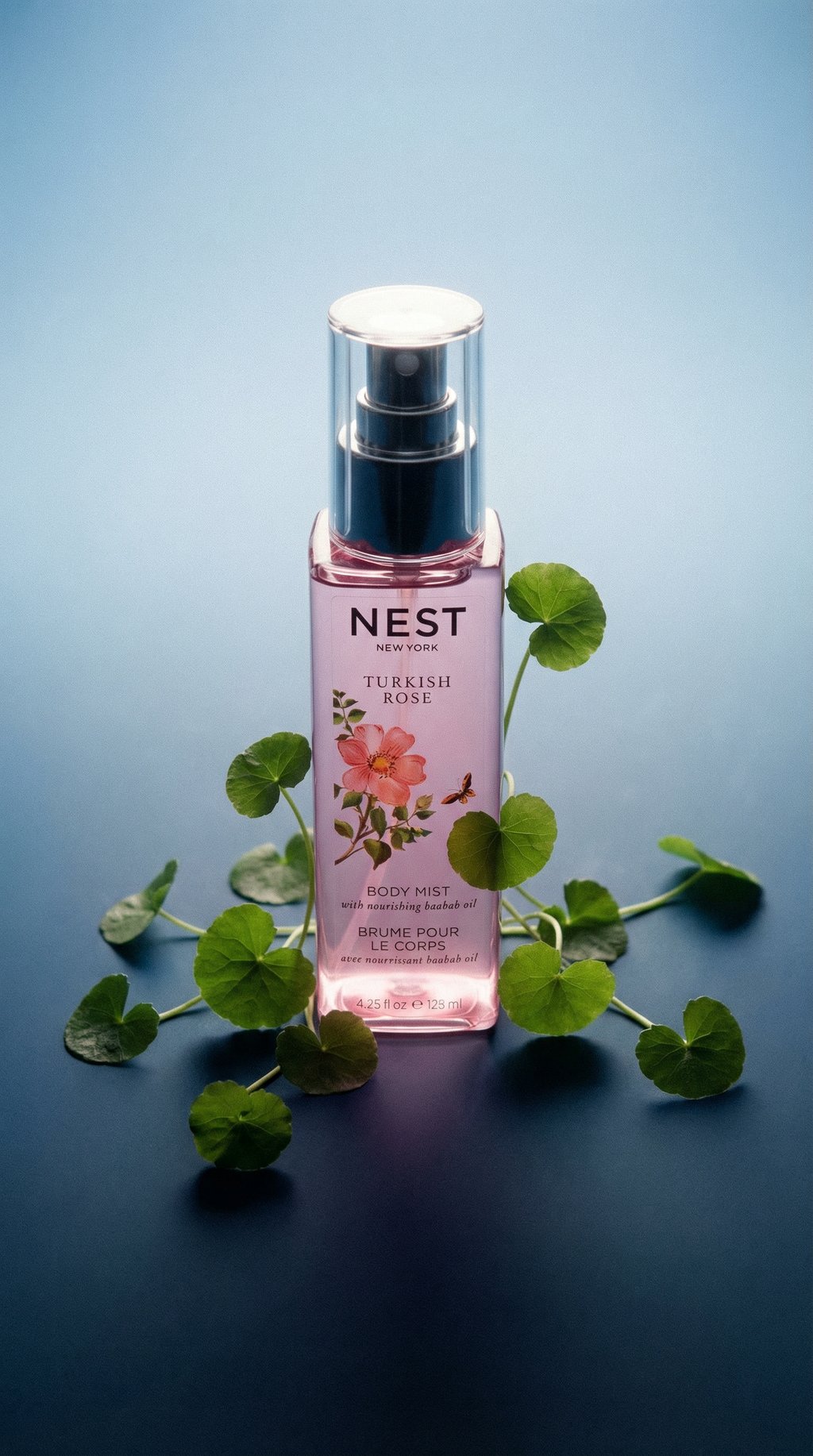 AI product shot of Turkish Rose Body Mist