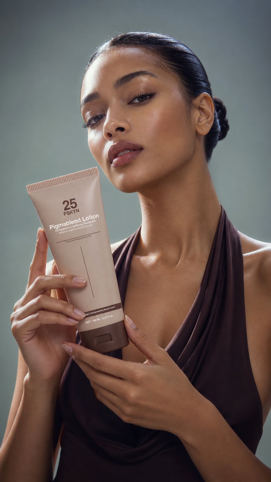 AI product shot of Pigmablend Body Lotion Pre-order (ships 30th August)