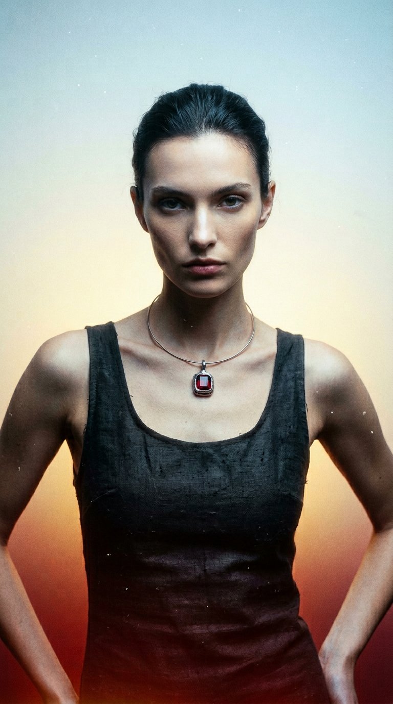 AI product shot of Fiera Choker