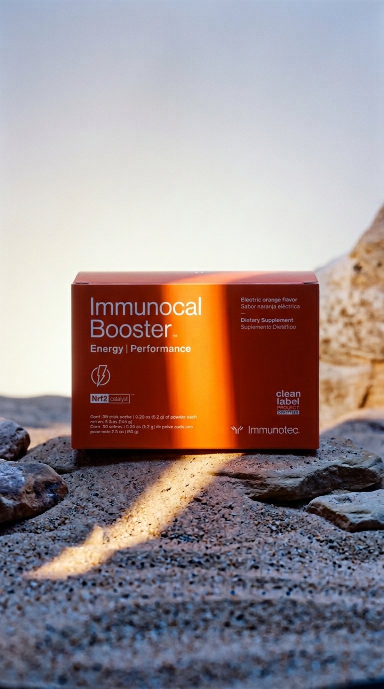 AI product shot of IMMUNOCAL BOOSTER ENERGY PERFORMANCE