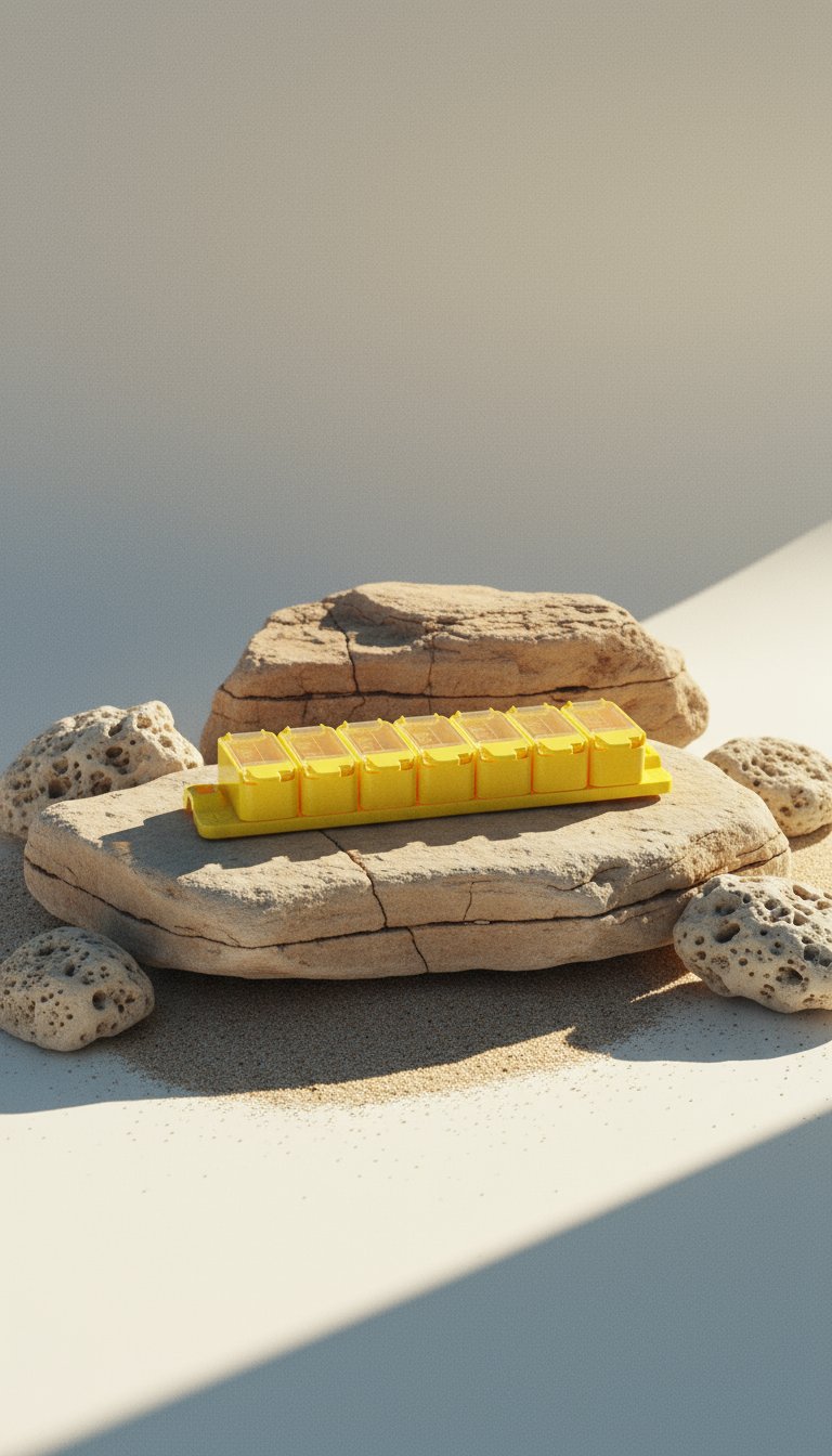 AI product shot of Pineapple - Yellow