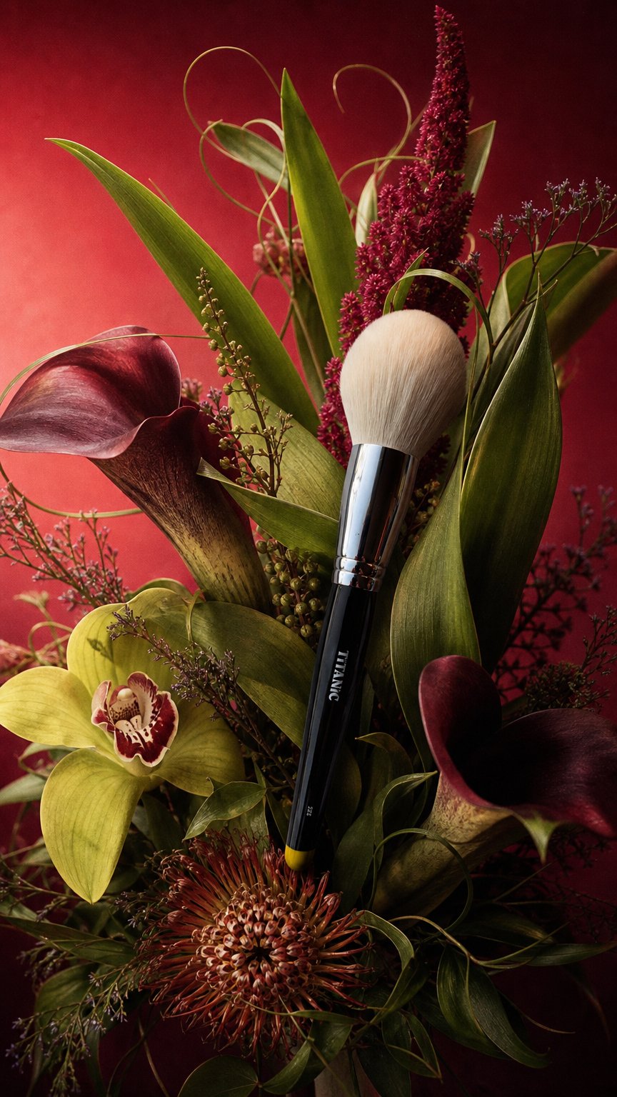 AI product shot of No. 225 - XL Powder Perfector Brush