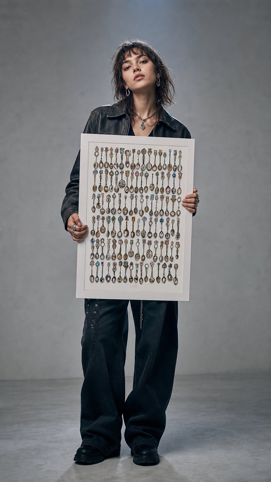 AI product shot of Teaspoons