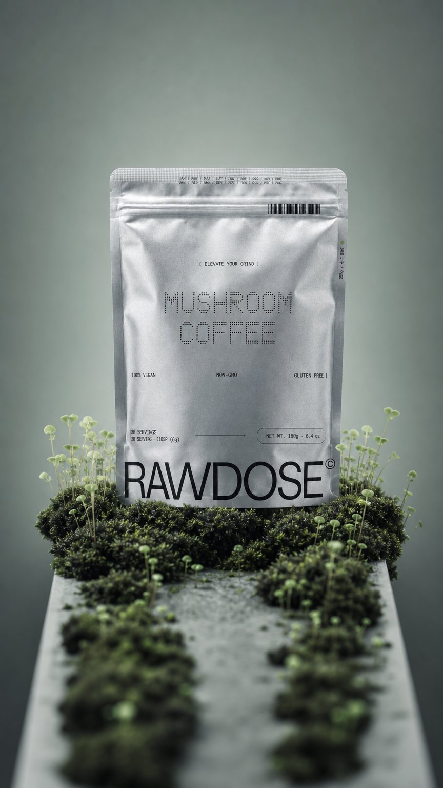 AI product shot of Mushroom Coffee