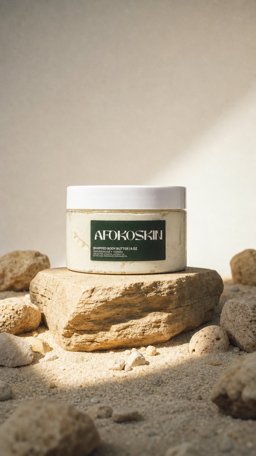 AI product shot of Whipped Body Butter