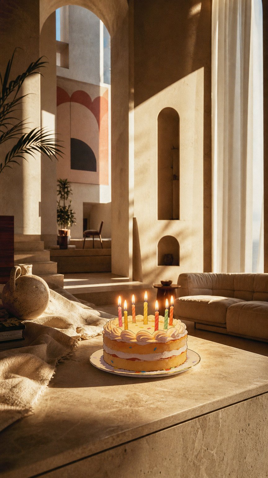AI product shot of happy birthday gif